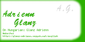 adrienn glanz business card